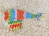 Knitted hat with pom pom for dogs, dachshund hat