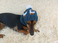 Knitted Geese Pet Hat: Warm Wool-Blend Dog/Cat Beanie