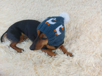 Knitted Geese Pet Hat: Warm Wool-Blend Dog/Cat Beanie