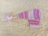 Knitted Christmas Elf Dog Hat: Wool Blend Winter Pet Costume