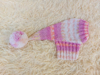 Knitted Christmas Elf Dog Hat: Wool Blend Winter Pet Costume