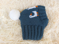 Knitted Geese Pet Hat: Warm Wool-Blend Dog/Cat Beanie
