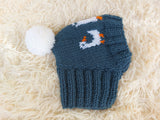 Knitted Geese Pet Hat: Warm Wool-Blend Dog/Cat Beanie