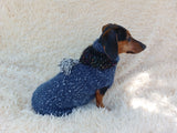 Mohair hoodie for pet super warm winter sweater with hood for dog