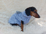 Mohair hoodie for pet super warm winter sweater with hood for dog