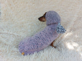 Mohair hoodie for pet super warm winter sweater with hood for dog