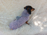 Mohair hoodie for pet super warm winter sweater with hood for dog