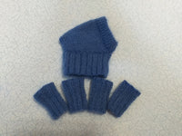 Leggings and hat set for dogs from mohair, leggings and hat for dachshund, warm head and paws for dogs, Dog Legwarmer