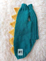 Dachshund dinosaur knitted sweater, dinosaur sweater for dogs, clothes dinosaur knitted sweater for dogs