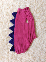 Dinosaur dragon  dog sweater zoo animal dog clothes