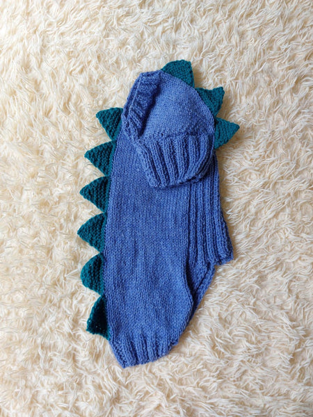Dragon Dinosaur Winter Dog Clothes Costume Jumper and Hat