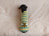 Pet Clothes with Bee - Dog Sweater Striped Bee -Bee jumper halloween for pets- bee hoodie for dogs, bee clothes for dachshund