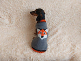 Fox clothing pet sweater-fox jumper for dogs-halloween fox clothing for dachshund