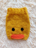 Duck dog clothes hat snood, dachshund snood Duck