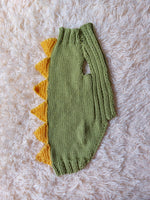 Dog dinosaur knitted clothes sweater, dinosaur sweater for dogs, original dog clothes dinosaur sweater (Copy)