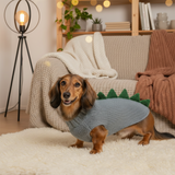 Dog dinosaur knitted clothes sweater, dinosaur sweater for dogs, original dog clothes dinosaur sweater