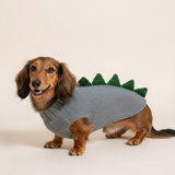 Dog dinosaur knitted clothes sweater, dinosaur sweater for dogs, original dog clothes dinosaur sweater