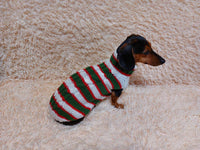 Christmas stripe white red green dog costume,sweater christmas aran winter warm for pets,dog festive christmas clothes