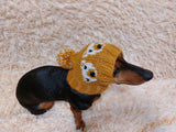 Hat with bears for dog-Warm Winter Dog Snood Hat, Pets Snood Hat