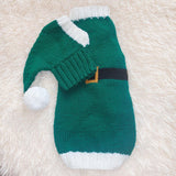 Santa costume for dachshunds, christmas dachshund santa costume hat and sweater