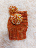 Hat winter pet wool with pompoms,clothes warm hat for dog