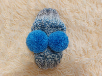 Hat winter pet wool with pompoms,clothes warm hat for dog