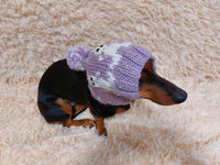 Snood hat winter for pets, warm winter hat for dog warm ears