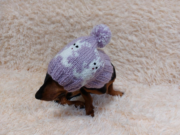 Snood hat winter for pets, warm winter hat for dog warm ears