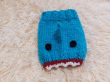 Shark knitted warm wool snood for dog