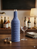 Knitted Wine Bottle Cover — Cozy Home Decor & Gift Idea