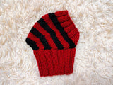 Mohair Wool Super Warm Dog Hat , Designer Pet Party Clothes outfit, Winter cloches knitted Dachshund Beanie