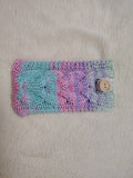 Cozy Cable Knit Phone Sock - Universal Smartphone Protective Sleeve - Hand Knitted Woolen Phone Bag with Button Closure - Boho Style Phone Accessory