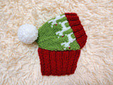Reindeer Winter knitted hat for small dog,hat for dogs, pet clothes, winter hat for dog, handmade hat, hat dachshund, knitted hat, gift hat