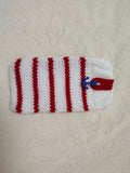 Nautical Striped Phone Sock | Handmade Knit Smartphone Sleeve -Handmade Marine Knit Phone Pouch - Mare Nostrum Collection