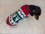 Christmas party pet outfit jumper,dog clothes christmas sweater,christmas gift for dog lovers knitted sweater.