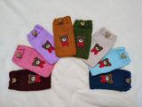 Bear Phone Sleeve, Universal Crochet Cell Phone Pouch 6.7x3.5", Cute Teddy Bear Phone Case, Soft Yarn Sock for iPhone Samsung, Cozy Gift