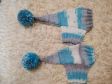 Knitted Dog Snood Hat with Pom Pom – Warm Winter Puppy Beanie & Dachshund Clothes