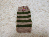 Cute Animal Companion Knit Phone Case | Striped Phone Sleeve-Handmade Knit Animal Phone Pouch | Cozy Stretchy Phone Sock