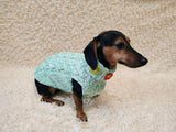 Handmade Cable Knit Dachshund Sweater | Warm Dog Clothes