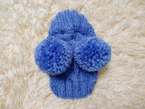Clothing for miniature dachshund or small dog hat with two pompons