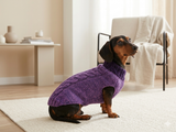 Warm knitted jumper for small dogs,dachshund clothes knitted sweater, knitted wool sweater for dachshund or small dog