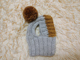 Dog hat pom-poms, warm winter clothes for pets, cap cloches ears dachshunds outfit apparel, pet lover gift