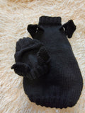 Bat Dog Costume, Knitted Puppy Halloween Outfit, Cute Vampire Bat Hoodie with Wings and Ears, Small Dog and Dachshund Apparel