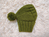 Angora Super Warm Dog Hat with Pom-Pom, Knitted Costume Pet Clothes Warm Cap Closed Ears for Dachshund beanie