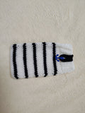 Nautical Striped Phone Sock | Handmade Knit Smartphone Sleeve -Handmade Marine Knit Phone Pouch - Mare Nostrum Collection