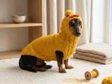 Duck costume for dogs, dachshund Duck costume sweater and hat, Duckdog cloches,Duck dog sweater