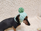 Knitted Dog Hat for Small Medium Dogs, Warm Puppy Hood, Winter Pet Balaclava, Dog Snood to Keep Ears Warm, Small Dog Winter Clothes, Cute Pet Gift