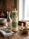 Handmade Knit Wine Bottle Cover | Cozy Fair Isle Sweater for 750ml Wine Bottle | Rustic Holiday Table Decor & Unique Wine Lover Gift