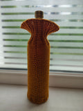 Knitted Wine Bottle Cozy Cable Knit Sleeve, Red Valentine’s Day Wine Decor, Heart Buttons Bottle Sweater, Wedding Table Decor Housewarming Gift