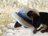 Summer sun hat for dog, summer accessory for dog, hat for dog, gift for dog, summer clothes dog headwear, dog hat
